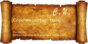 Czechmeiszter Ugor névjegykártya